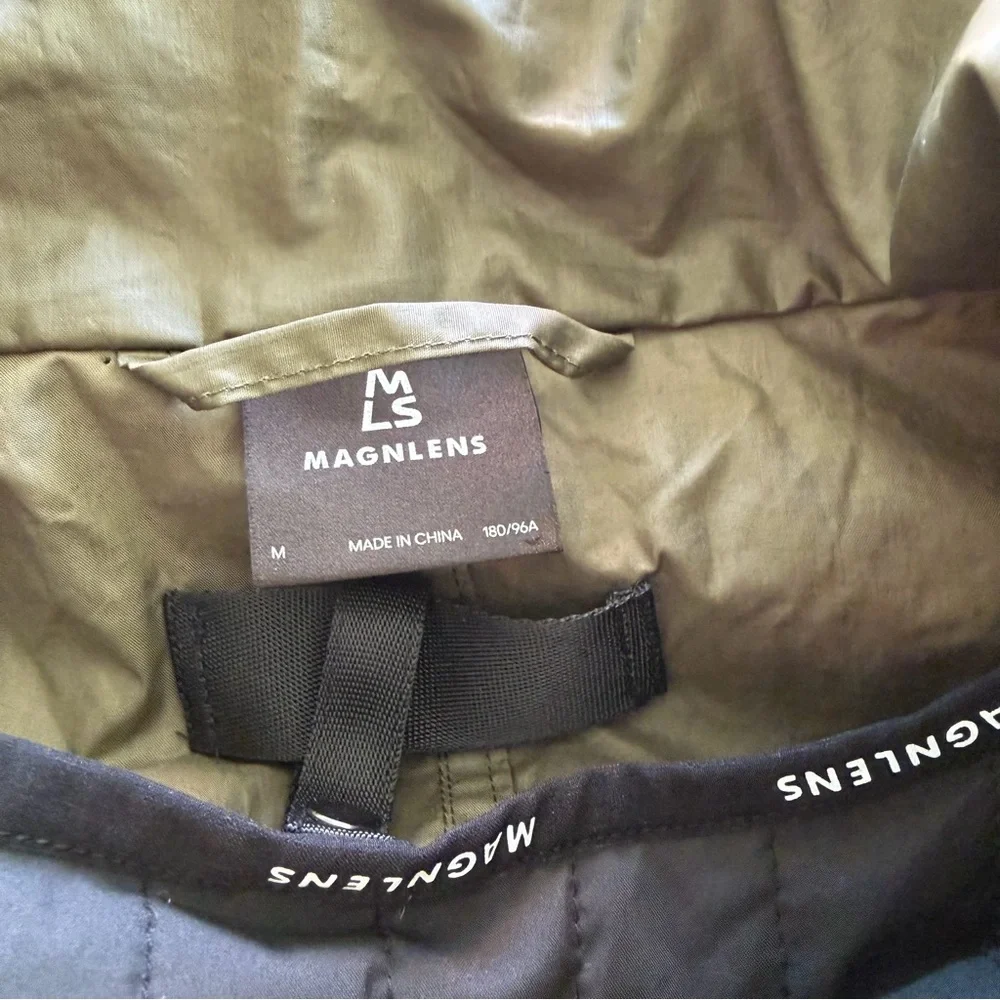 Magnlens Fishtail Olive Green Parka Jacket Size Medium - Picture 14 of 16